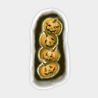 Spooky Pumpkins Sticker